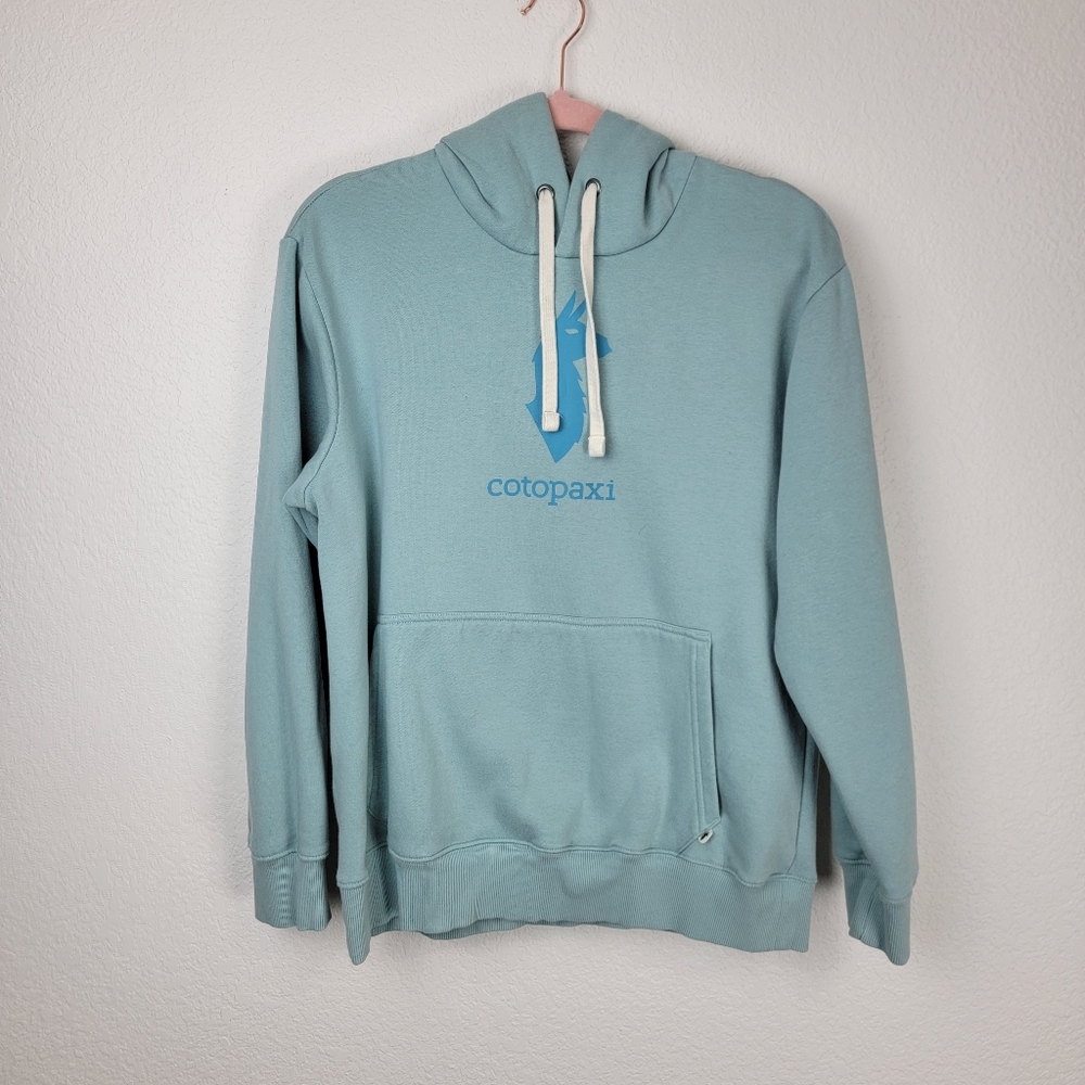 Cotopaxi Llama Pullover Hoodie Light Blue Large - Picture 3 of 9